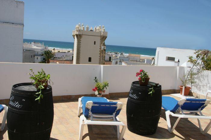 Hostal Torre De Guzman Conil De La Frontera Buitenkant foto